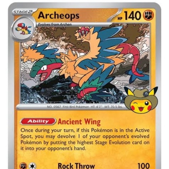 archeops pokemon card Archeops - SWSH12: Silver Tempest [HOLO]